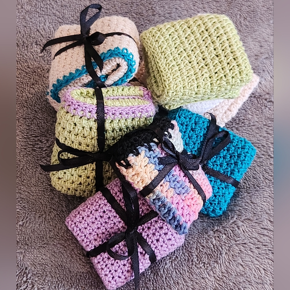 Handmade MINIATURE (1:12) Crochet Comforter Throw Blanket For Dollhouse, Cotton